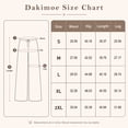 thumbnail image 2 of DAKIMOE Wide Leg Pants for Women, Drawstring Elastic High Waist Trousers Beach Travel Vacation Outfits, Khaki, 2 of 8