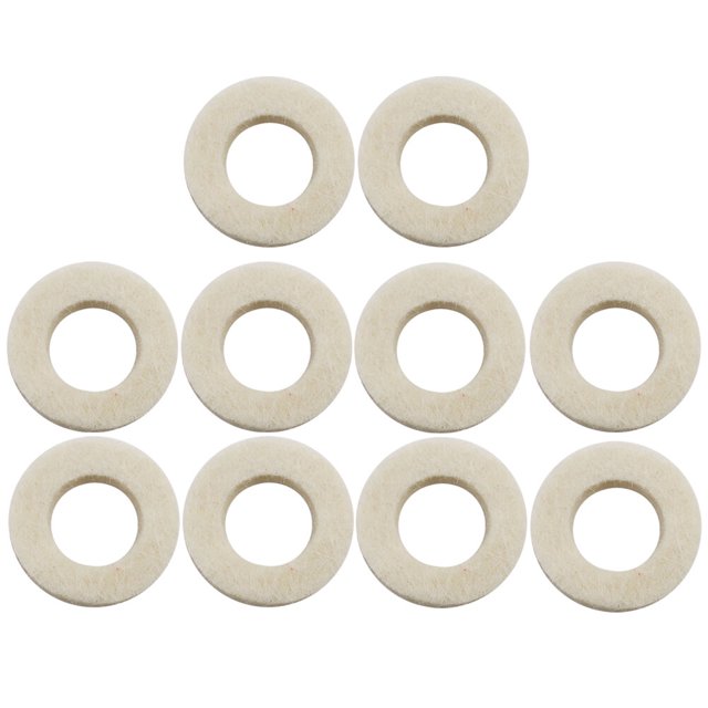 10pcs Trumpet Felt Washers Cushion Pad Trumpets Musical Instrument
