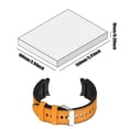 thumbnail image 2 of Correa de reloj Correa de reloj de silicona Correa de reloj ajustable con hebilla plateada para Galaxy Watch 6, 2 of 3