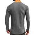 thumbnail image 4 of Dpityserensio T-shirt Ample à Manches Longues pour Homme Col Rond T-shirt Uni, 4 of 4