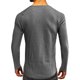 thumbnail image 4 of Puntoco Camiseta Suelta De Manga Larga Para Hombre Cuello Redondo Camisa De Fondo De Color Sólido Liquidación Puntoco Puntoco-4877, 4 of 4