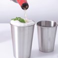 thumbnail image 7 of 5Pcs Stainless Steel Cups, Gold Shatterproof Metal Drinking Cups, Stackable Stainless Steel Tumblers for Travel, Camping, Outdoor Activities, 7 of 7