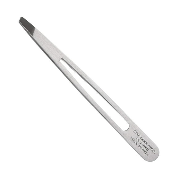 Ultra 3-3/4" Stainless Steel Slant Tip Tweezers