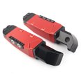 thumbnail image 2 of CNC Rear Passenger Footrests Foot Pegs Pedal Pads Red for Yamaha FZ1 YZF R3, 2 of 5
