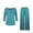 Sky Blue, variant on biudgviw Womens 2 Piece Pajama Sets Fashion Color Block Long Sleeve V Neck Tunic Tops Lounge Long Pants Pjs Sleepwear Sets
