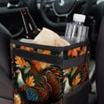 thumbnail image 6 of Turkey Foldable Car Trash Bin Mini Trash Can with Lid, Leak-proof, Hanging Storage Bag - Car Garbage Can, 6 of 6