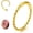 Gold-Openwork Braided, variant on Hinged Nose Rings Hoops - 316L Surgical Steel Twisted Seamless Clicker Cartilage Earrings Septum Rings Jewelry Conch Piercing Tragus Rook Daith Helix for Women Gold/Black/Silver 16G/18G