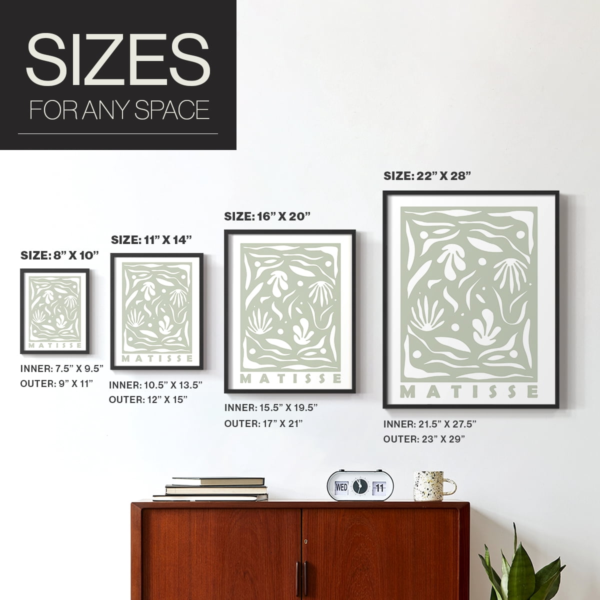 Matisse VII Framed Print - Solid Wood