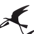 thumbnail image 2 of Bouclair Art Mural Flocage Noir d'Oiseaux, 2 of 2