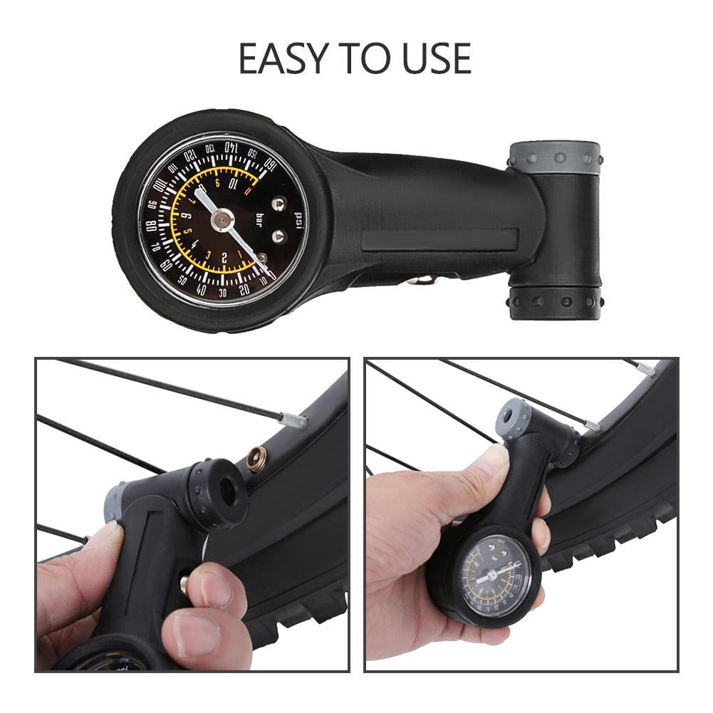 pressure gauge for bicycle tires