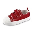 thumbnail image 5 of Toddler Boys and Girls Low Top Canvas Adjustable Strap Sneakers, 5 of 6