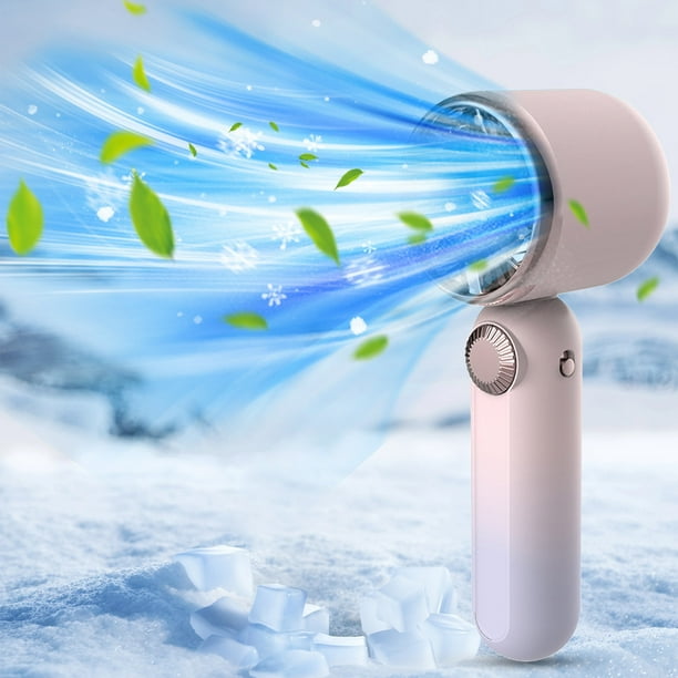 Ventilador portátil pequeño de 100 velocidades para exteriores, de alta velocidad, recargable por USB