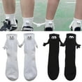 thumbnail image 4 of SSKFHGI Couple Holding Hands Socks Midtube Socks Magnetic 3D Funny Doll Socks, 4 of 8