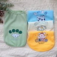 thumbnail image 4 of Chaleco con estampado de dibujos animados en forma de gofre, lindo, sencillo y cómodo, estilo princesa, ropa universal para mascotas para gatos y perros de colores caramelo, 4 of 5