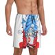 thumbnail image 2 of Fotbe Medicine Gnome Truck Red Pantalones Cortos de Pijama para Hombre, Ropa de Dormir, Pantalones de Pijama Cortos para Hombre-Small, 2 of 6