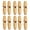 B, variant on 10Pcs Single Hole Wooden Buttons Sewing Buttons Fasteners For Handmade Garment Bag Clothing Repair Sewing Project