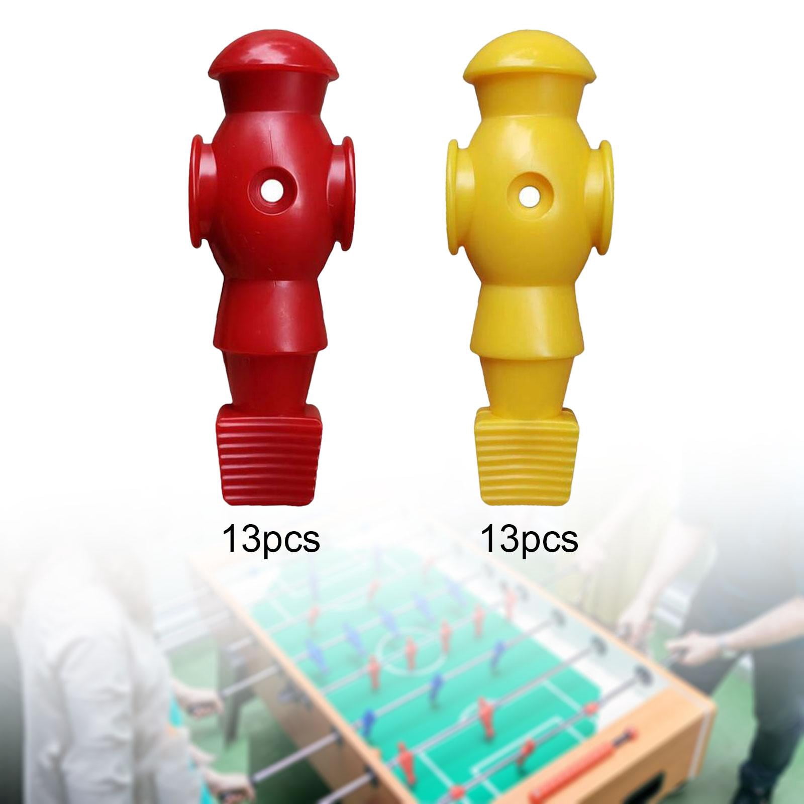 harayaa 26Pcs Table Soccer Men Player Football Player Birthday Indoor Table Game Toy Red Yellow