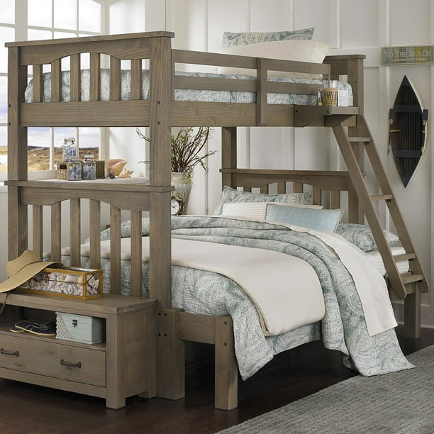 Ne Kids Highlands Harper Twin Over Full Bunk Bed Walmart Com Walmart Com