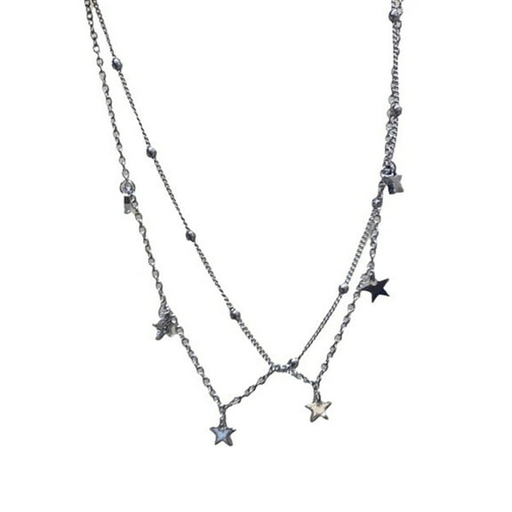 Five-pointed Star Necklace Fashion Accessory Stainless Steel Material for Teens