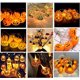 thumbnail image 1 of Cadena de calabaza LED festival de fantasmas de Halloween diseño de barra de Pascua colgante de casa embrujada luz decorativa LingWen 8390611058210, 1 of 1