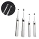 thumbnail image 5 of 4pcs Costura Groover Edge Trimmer Slotting Machine U y V en forma de bricolaje herramientas de cuero para el trabajo de talla de cuero (plata), 5 of 5