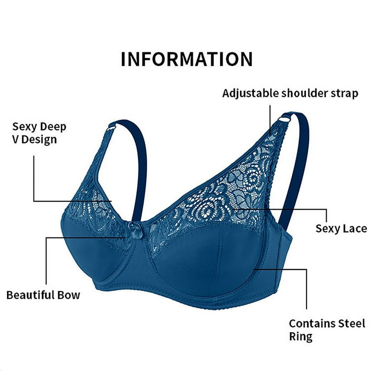 Strapless Bras for Women for Large Breasts 42d Full Coverage Bralettes for  Women Lingerie for Women Plus Size Roleplay at  Women's Clothing store