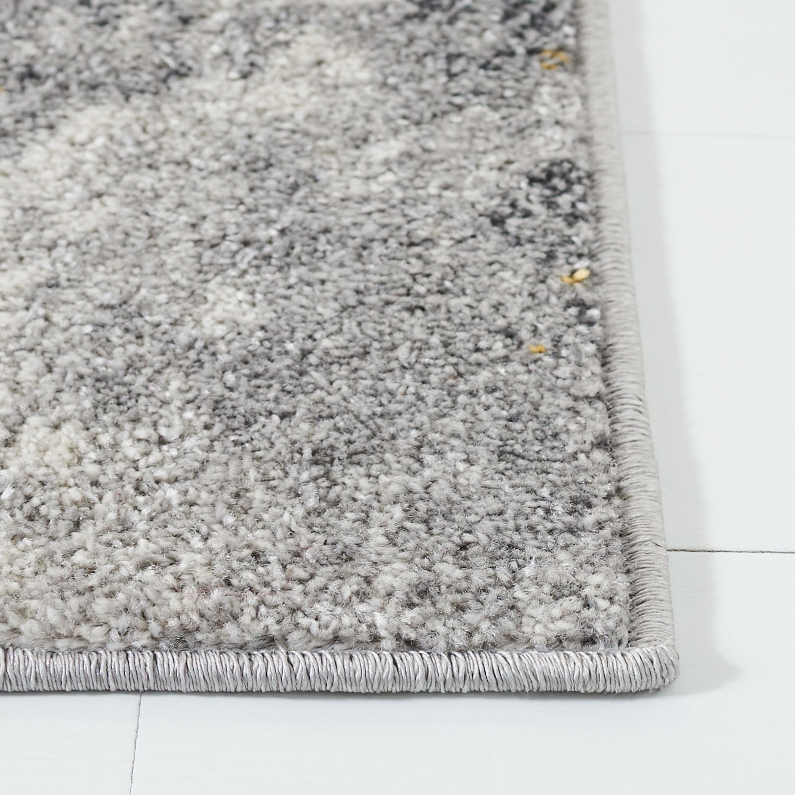 SAFAVIEH Adirondack Ladonna Abstract Area Rug, Grey/Yellow, 10' x 10' Square