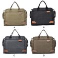 thumbnail image 2 of Guardurnaity Bolso bandolera de lona con amplios compartimentos para viajeros y profesionales de negocios Bolsas de mensajero y de hombro gris, 2 of 6