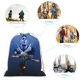 thumbnail image 3 of Lautaro Martínez Mochila de Cuerdas para Deportes y Gimnasio, Bolsa de Cuerdas Resistente al Agua, Bolsa Cinch, 30×40cm, 3 of 6