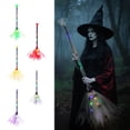 thumbnail image 3 of LED Light Up Witch Broomstick Prop Themed Party Accessory for Halloween Decorations and Festive Events, 3 of 3