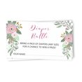 thumbnail image 3 of Inkdotpot Diaper Raffle Tickets For Baby Shower -GirlBaby Shower Fun Party Games, Lottery Insert Cards, Bring A Pack Of Diapers To Win Favors,Floral WreathTheme Party Supplies, 3 of 5