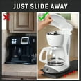 thumbnail image 7 of ACDANC Coffee Maker Trays,Kitchen Sliding Coffee Tray Mat,Under Cabinet Appliance Coffee Maker Toaster Countertop Storage Moving Slider, 7 of 7