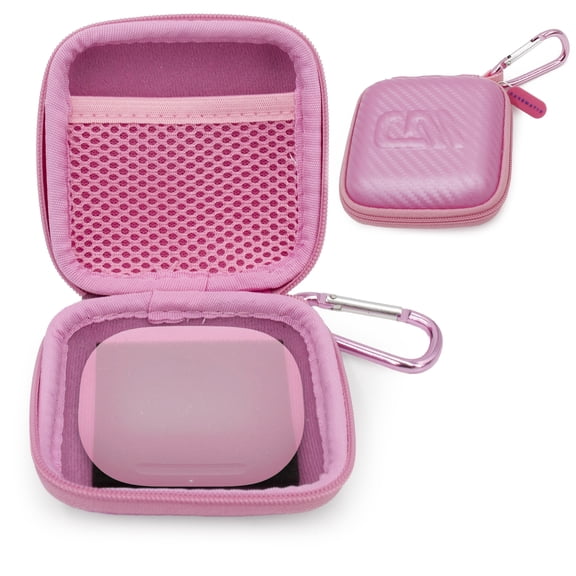 CASEMATIX Pink Hard Shell Case for Beats Powerbeats Fit Wireless Earbuds