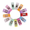 thumbnail image 1 of Premium Plastic Clips, 100 Pcs, Sewing Notions for Sewing Quilting Supplies Crafting Tools, Assorted Colors for Craft, 1 of 5