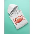 thumbnail image 3 of Watercolor Crab  Hoodie Men -Image by Shutterstock, Male XX-Large, 3 of 4