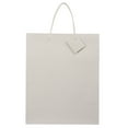 thumbnail image 2 of JAM Paper Matte Gift Bag, 10 x 13 x 5, White, 1/Pack, Large, 2 of 2
