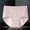 Pink, variant on TMOYZQ Plus Size Underwear for Women Heavy Flow High Waisted Menstrual Panties Teens Cotton Postpartum Hipster Panties