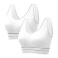 thumbnail image 1 of Eashery Bras for Women Push Up Women's Easy Does It庐 Underarm-smoothing With Seamless Stretch Wireless Lightly Lined Comfort Bra White Medium, 1 of 4