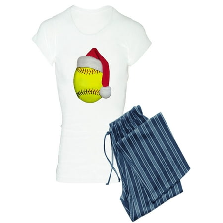 

CafePress - Softball Santa - Women s Light Pajamas