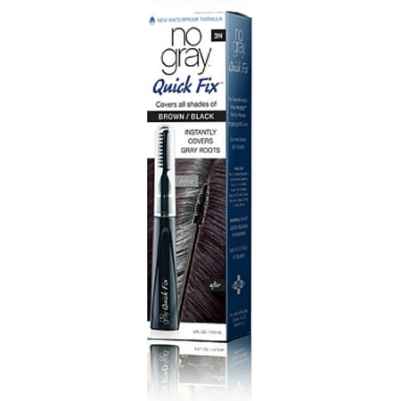 No Gray Quick Fix Instant Touch-Up for Gray Roots, Brown/Black 0.5