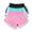 Pink+Bule+Black, variant on Gkeoshab Running Shorts for Women 3 Piece Pack Women's Active Yoga Shorts Solid Color Stretchy Athletic Shorts Lightweight Breathabl Running Gym Fitness Beach