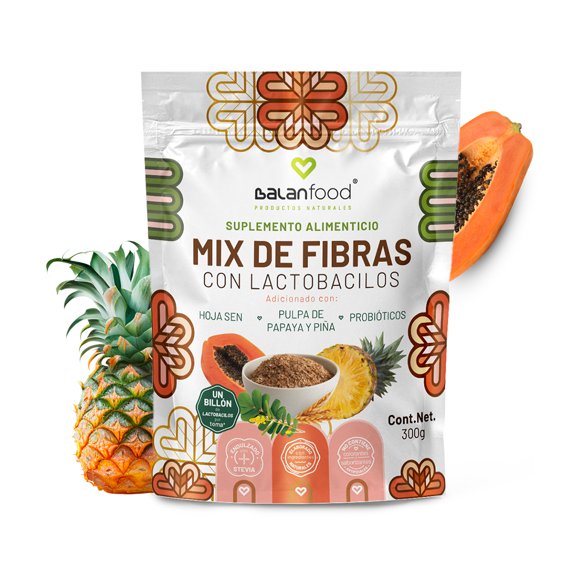 Suplemento mix de Fibras Kaizen Life Con lactobacilos y probioticos