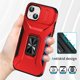 thumbnail image 3 of Funda para GANGXUN iPhone 15 - Soporte metálico, Función magnética, Rojo, 3 of 6