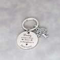 thumbnail image 3 of Personalized Father's Day Keychain Papa Key Chains for Daddy Original Love Gifts Car Key Pendant Stainless Steel Keyring, 3 of 5