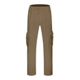 thumbnail image 1 of YDLCAFD Winter Sweatpants For Men Mens Hop Pants Casual Solid Color Track Lace Up Workout Pants With Pocket, 1 of 7