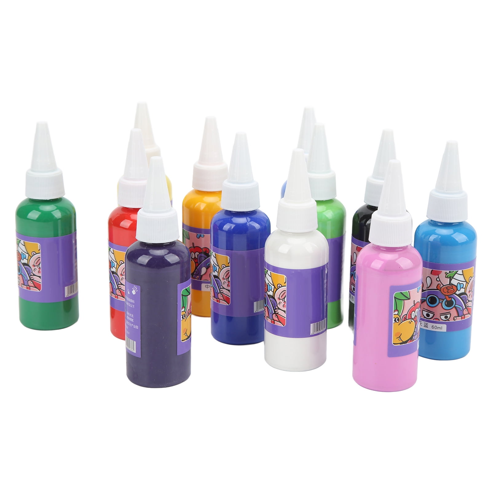Finger Paint Set, Simple Operation Skin Contact Toddler Finger Paint