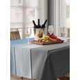 thumbnail image 6 of Blue Gray Table Cloth, Vintage Farmhouse Gradient Wooden Grain Art Waterproof Tablecloth for Rectangle Tables, Reusable Washable Fabric Table Cover for Restaurant Kitchen Dining Tables 60"x84", 6 of 6