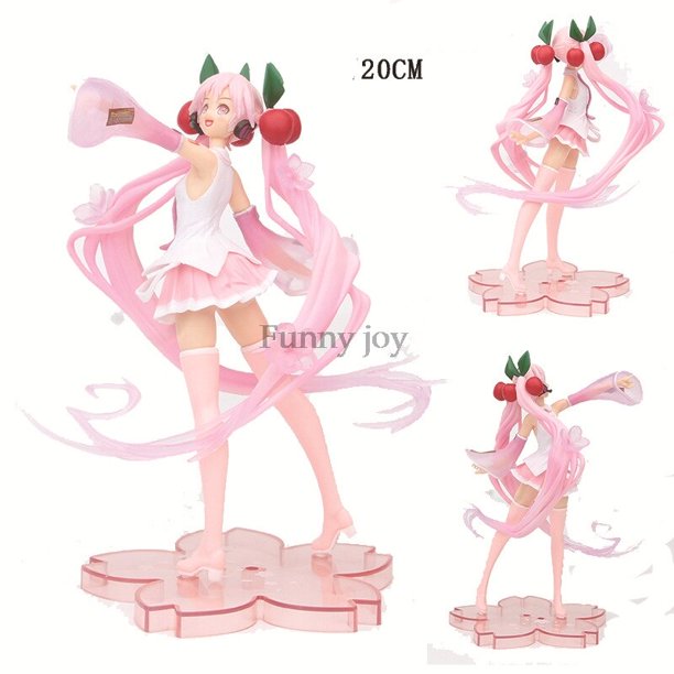New Bandai Anime Hatsune Miku Figure Cute Kawaii Princess Miku Statue Figurines Pvc Action Figures Collectible Model Toy Fivean unisex