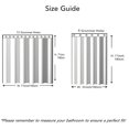 thumbnail image 4 of 1pc Elephant Flower Shower Curtain Set - Soft and Durable Bathroom Compartment Shower Curtain with 12pcs Plastic Hooks, 4 of 5