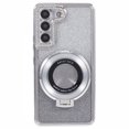 thumbnail image 1 of Gift compatible Samsung Galaxy S22 5G TPU Case Ring Kickstand Shiny Rhinestone Phone Cover, 1 of 5